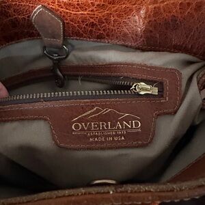 Overland Brown Leather Women's Shoulder Bag